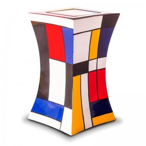 Glass Fibre Urn (Lantern Design in Multicolour)
